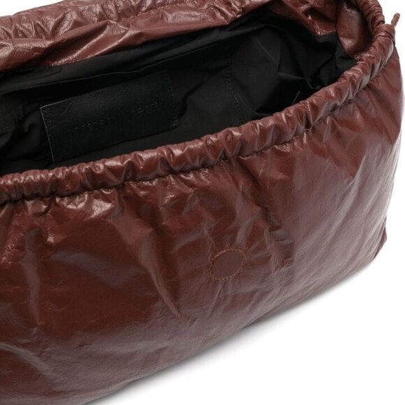 Christian Wijnants Acube Bag - Brown Lambskin Leather - Picture 2 of 12